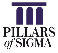 Pillars of Sigma Logo: three purple pillars above "Pillars of Sigma"